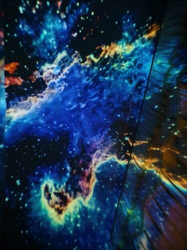 Galaxy Projector, 2-in-1 Starry Sky Projector & Night Light, 360° Adjustable LED Space Galaxy Lamp, Milky Way Mood Lighting, HD Image Star Projectors for Bedroom Hallway Ceiling Decor (12Pcs) photo review
